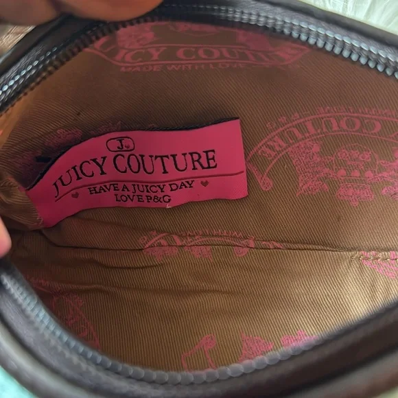 Juicy Couture Vintage Blue Terrycloth Barrel Cosmetic Bag - Picture 5 of 8